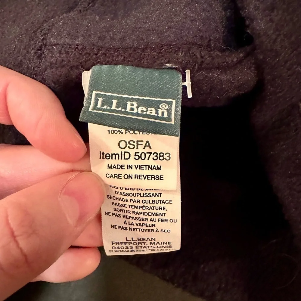 L.L. Bean Dark Fleece Hat